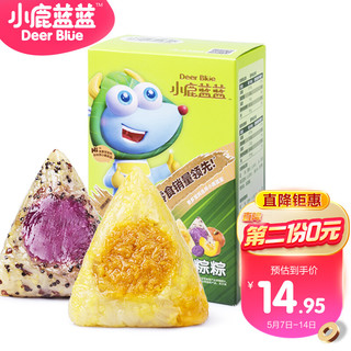 小鹿蓝蓝 宝宝粗粮小粽粽100g宝宝零食宝宝粽子礼嘉兴儿童粽子早餐甜粽