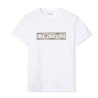 Columbia 哥伦比亚 中性运动T恤 AE0403-102 白色 XL