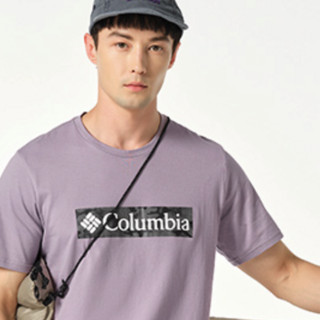 Columbia 哥伦比亚 中性运动T恤 AE0403-554 紫色 XL