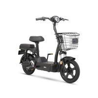 AIMA 爱玛 小蜜豆 电动自行车 TDT1067-13Z 48V12Ah铅酸电池 亚黑