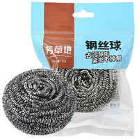 芳草地 钢丝球不掉丝洗碗用刷子 洗锅用不锈钢大号清洁球 钢丝球单颗/21g*1包装