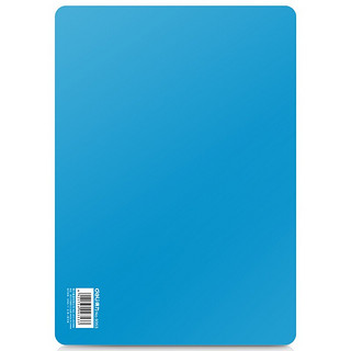 得力(deli)实色复写板/书写垫板 学生会议考试垫板 办公用品 A5(198*148mm)蓝色