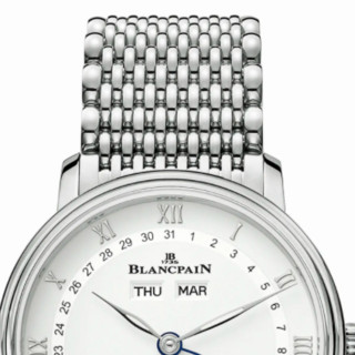 BLANCPAIN 宝珀 Villeret经典QUANTIÈME COMPLET系列 38毫米自动上链腕表 6264 1127 MMB