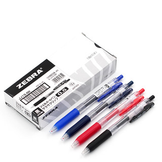 ZEBRA 斑马牌 正品日本ZEBRA斑马JJ15按动中性笔SARASA复古限量版0.5黑笔学生限定jj15斑马笔芯JF联名考试专用笔办公签字笔 1支笔+5支笔芯指定颜色可备注 0.5mm