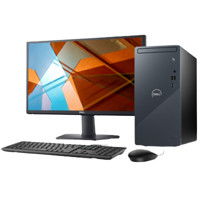 DELL 戴尔 灵越3910 十二代酷睿版 21.5英寸 商用台式机 黑色 (酷睿i5-12400F、GT 730、16GB、256GB SSD+1TB HDD、风冷)