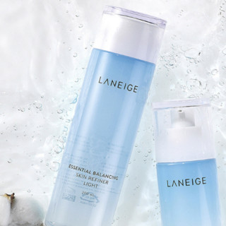 LANEIGE 兰芝 水库护肤套装 (凝肌清爽保湿水200ml+保湿乳200ml+高保湿精华露5ml+凝肌凝霜10ml+水润轻透睡眠面膜15ml)