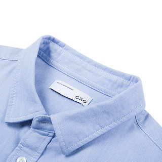 GXG 斯文系列 男士长袖衬衫 10C103002I 浅蓝色 XXL