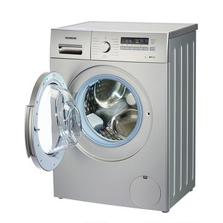 SIEMENS 西门子 3D正负洗系列 XQG60-WS10K2670W 滚筒洗衣机 6kg 缎光银