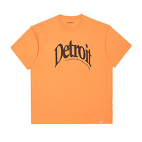 carhartt WIP 男士圆领短袖T恤 030211I 橙色 L