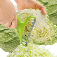 下村日本进口切菜器卷心菜刨丝器土豆切片器紫甘蓝切丝器刮丝器削皮器多功能厨房刨子 一把