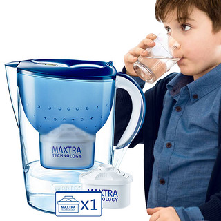 BRITA 碧然德 Marella 金典系列 滤水壶 一壶六芯 蓝色