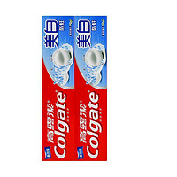 Colgate 高露洁 美白防蛀牙膏 清爽薄荷 140g*2