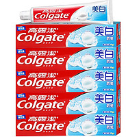 Colgate 高露洁 美白防蛀牙膏 清爽薄荷 140g*5