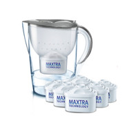 BRITA 碧然德 Marella 金典系列 滤水壶 白色 一壶七芯 星光款