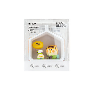 MINISO 名创优品 小鹦鹉BEBE系列 M01 LED小夜灯 蜜蜂款