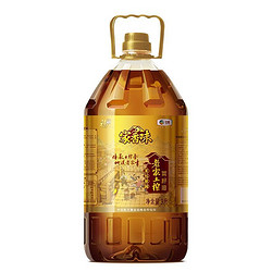 福临门 家香味 老家土榨菜籽油（非转基因）3L 食用油 中粮福临门出品赠168毫升