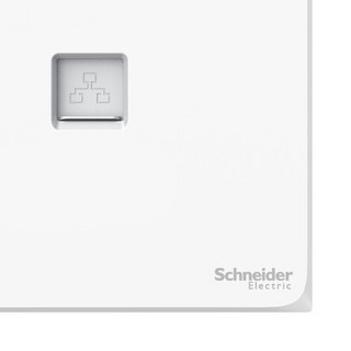 Schneider Electric 施耐德电气 皓呈系列 A3T31RJ5_WE_C1 单联超五类插座 奶油白