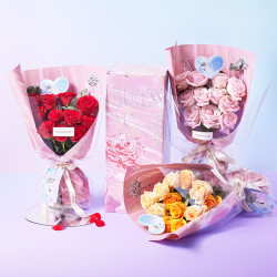 花加鲜花 Flowerplus 花加蜜境11枝红玫瑰花束5月日收花多少钱 什么值得买