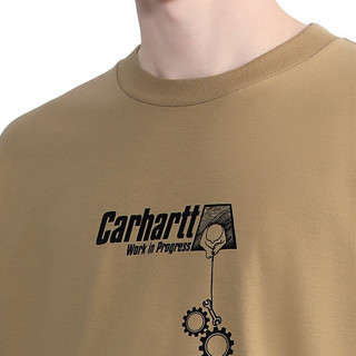carhartt WIP 男士圆领长袖T恤 029984I 米黄色 S