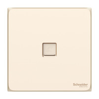 Schneider Electric 施耐德电气 皓呈系列 A3T31RJ4_WG_C1 单联电话插座 珍珠金
