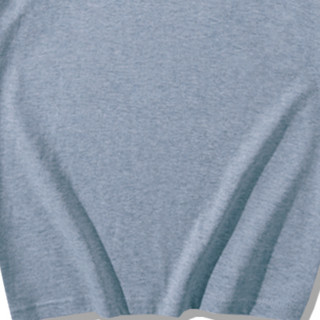 AUOOI 男士圆领短袖T恤 au5D2019903 星球漫步款 蓝色 XL
