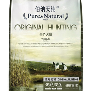 Pure&Natural 伯纳天纯 原始狩猎系列 鸭肉梨全犬全阶段狗粮 12kg