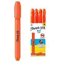 Sharpie 锐意 圆头荧光笔 橙色 12支装