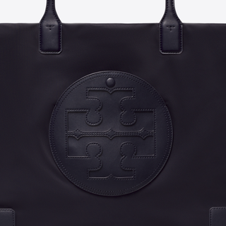 TORY BURCH 汤丽柏琦 ELLA系列 女士托特包 87116 海军蓝 小号