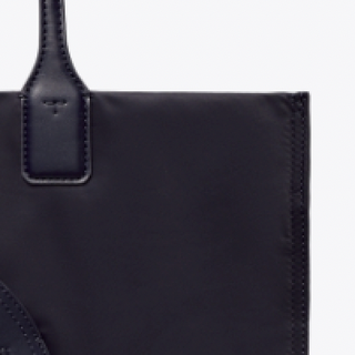 TORY BURCH 汤丽柏琦 ELLA系列 女士托特包 87116 海军蓝 小号