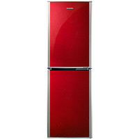 Homa 奥马 BCD-186F 直冷双门冰箱 186L 银红双色
