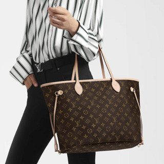 LOUIS VUITTON 路易威登 NEVERFULL系列 女士中号手袋 M41177 樱桃红