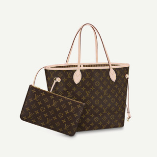 LOUIS VUITTON 路易威登 NEVERFULL系列 女士中号手袋 M40995 米黄色