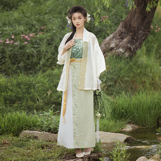 钟灵记 宋制汉服 铃儿 女士直领对襟短衫 ZLJ972
