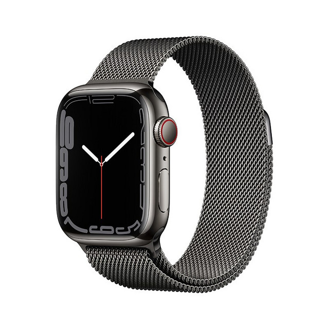 Apple 苹果Watch Series 7 智能手表41mm GPS+蜂窝版石墨色不锈钢表壳