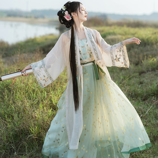 钟灵记 明制汉服 梨落月芙 女士一片式马面裙 ZJL868