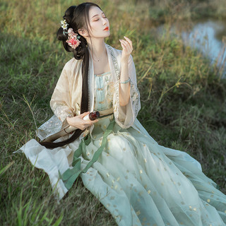 钟灵记 明制汉服 梨落月芙 女士一片式马面裙 ZJL868