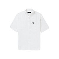 FRED PERRY 佛莱德·派瑞 男士短袖衬衫 FPXSRSM3027MI 白色 S