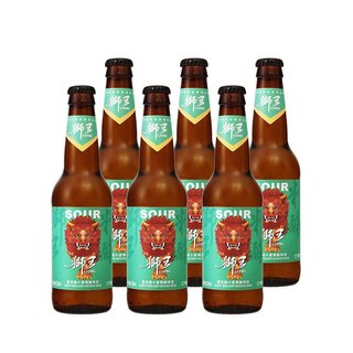 YANJING BEER 燕京啤酒 狮王 12度酒花酸小麦精酿啤酒 330ml*6瓶