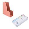 NUSIGN 纽赛 NS022 桌面文件框 玫粉 单个装+百事贴 单盒装