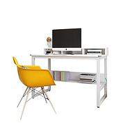 雅美乐 YSZ483 简易电脑桌+钢架 暖白色