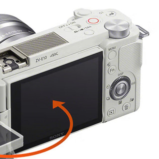 SONY 索尼 ZV-E10 APS-C画幅 微单相机 白色 E PZ 16-50mm F3.5 OSS 变焦镜头+E 10-18mm F4.0 OSS 广角变焦镜头 双头套机