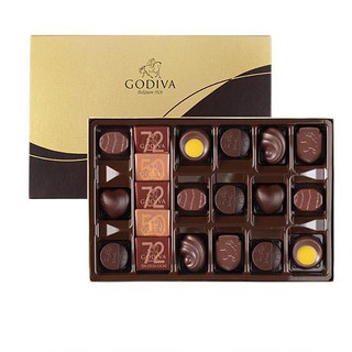 88VIP、临期品：GODIVA 歌帝梵 精选黑巧克力礼盒装 8口味 20颗