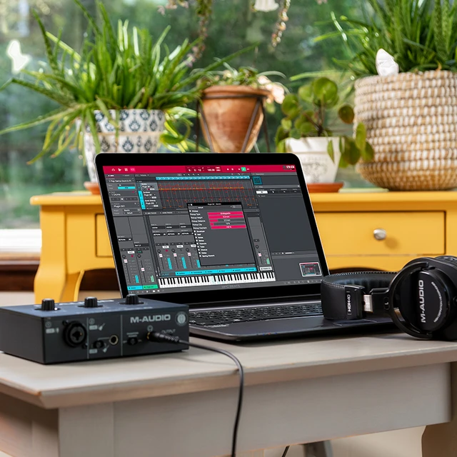 M-AUDIO M-Track solo 专业有声书录音编曲声卡电脑唱歌音频接口