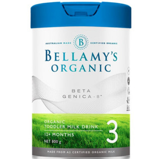 BELLAMY'S 贝拉米 A2系列 白金版 有机幼儿奶粉 澳版 3段 800g