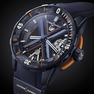 ULYSSE NARDIN 雅典 Diver系列 44毫米自动上链腕表 3723-170LE-3A-BLUE/3A