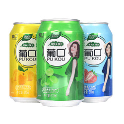 pukou 葡口 多口味果粒果汁 310ml*6罐