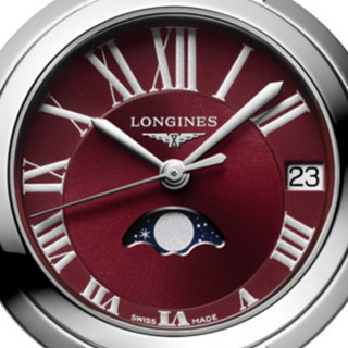 LONGINES 浪琴 优雅心月系列 30.5毫米石英腕表 L8.115.4.92.6
