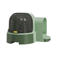 TOM CAT 派可为 封闭式星空隧道猫砂盆 淡翠瓦松 53*60*43cm