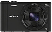 SONY 索尼 数码相机（1,800 万像素，20 倍光学变焦，7.5 厘米（3 英寸）液晶显示屏，NFC，WiFi）