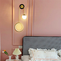 CHIGO 志高 轻奢壁灯卧室床头灯现代简约客厅背景墙壁灯创意网红蝴蝶北欧灯具